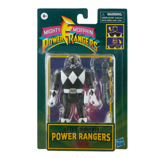 Power Rangers Retro-Morphin Black Ranger Zack