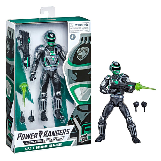 Power Rangers Lightning Collection S.P.D. A-Squad Green Ranger Figure (Crushed Box)