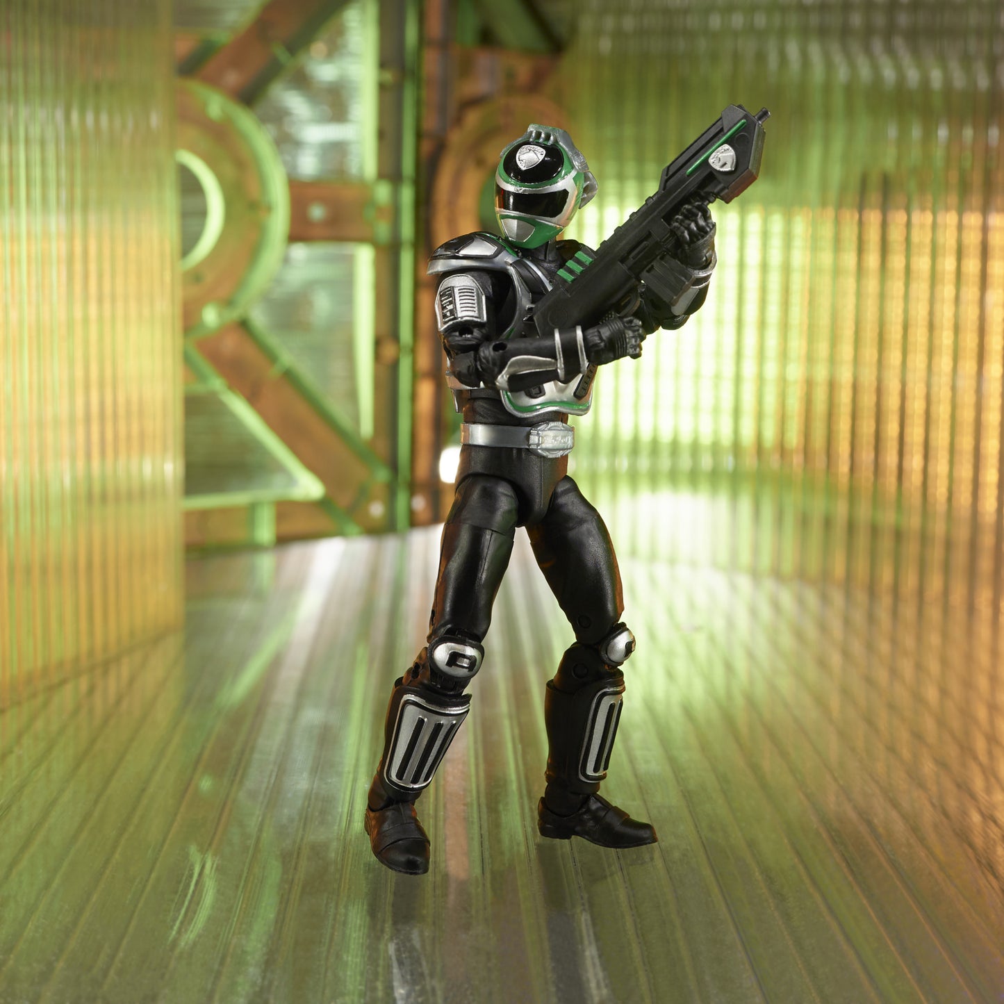 Power Rangers Lightning Collection S.P.D. A-Squad Green Ranger Figure (Crushed Box)
