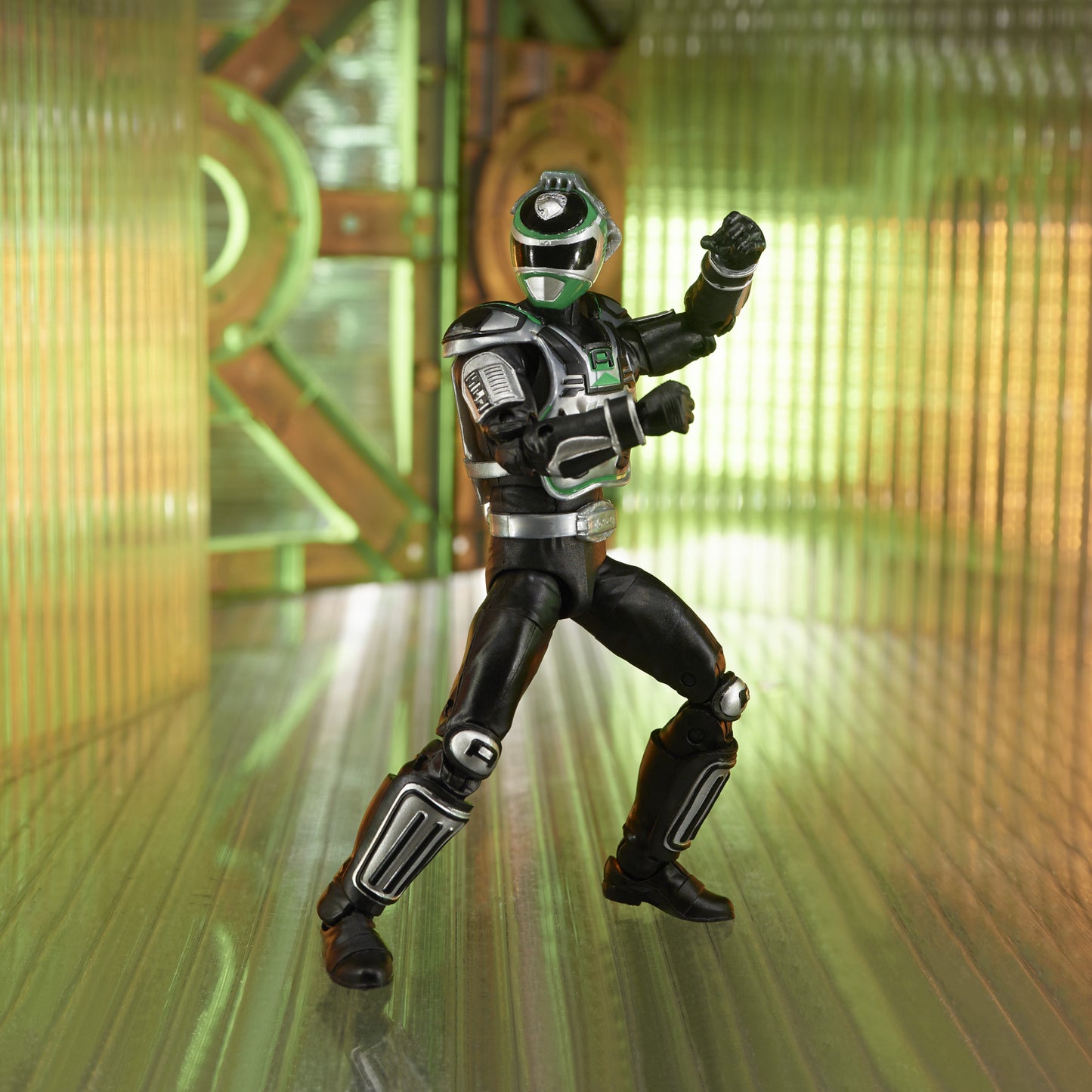 Power Rangers Lightning Collection S.P.D. A-Squad Green Ranger Figure (Crushed Box)