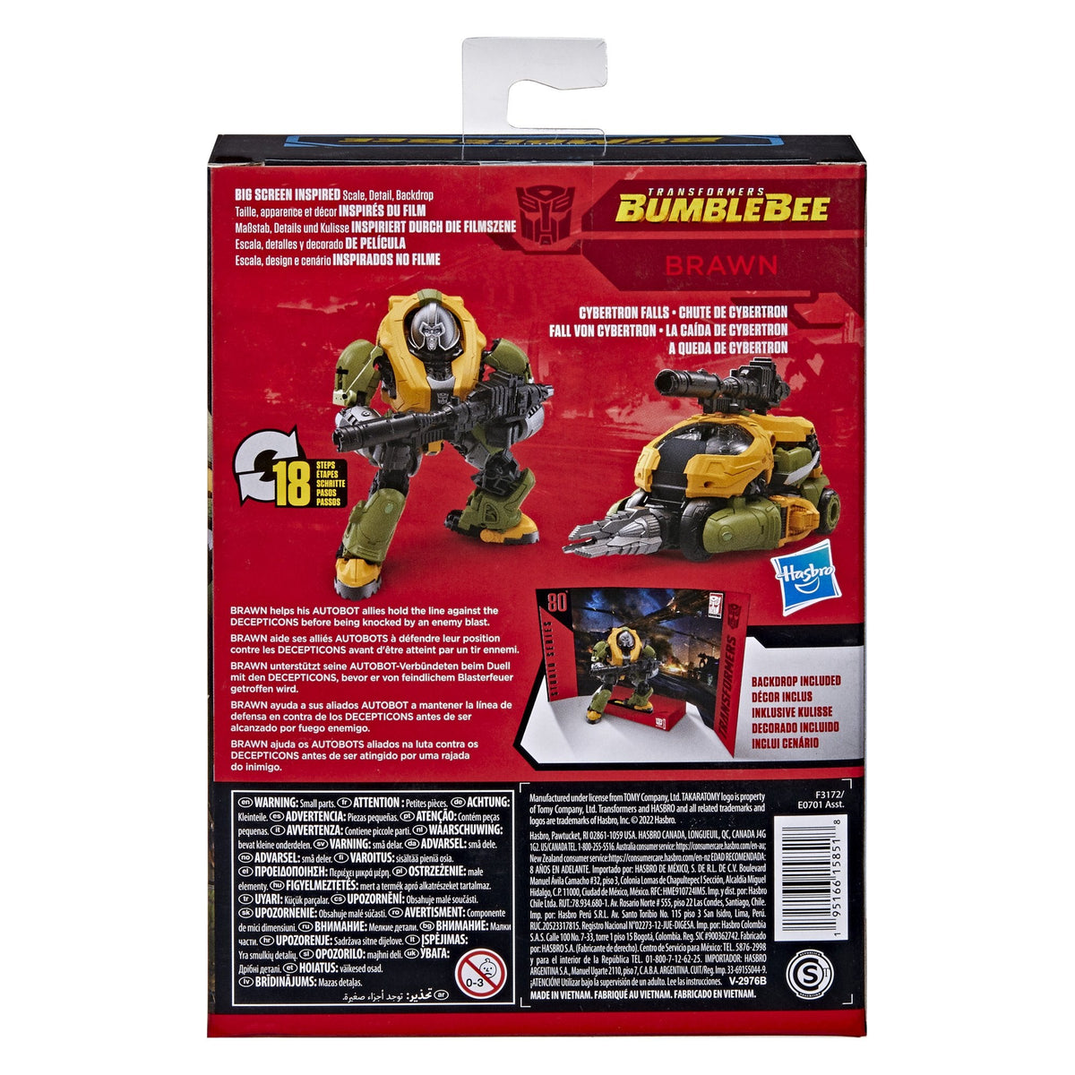 Transformers Studio Series 80 Deluxe Transformers: Bumblebee Brawn