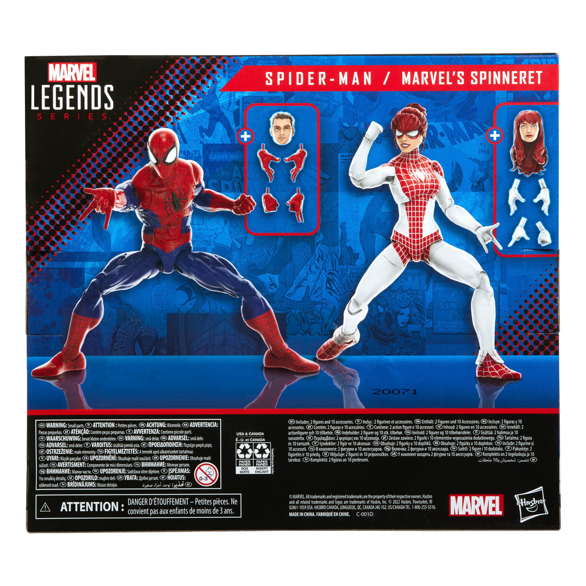 Marvel Legends Series Spider-Man and Marvel’s Spinneret - PRE-ORDER