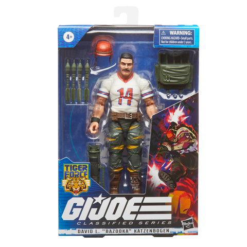 G.I. Joe Classified Series Tiger Force David L. “Bazooka” Katzenbogen Figure