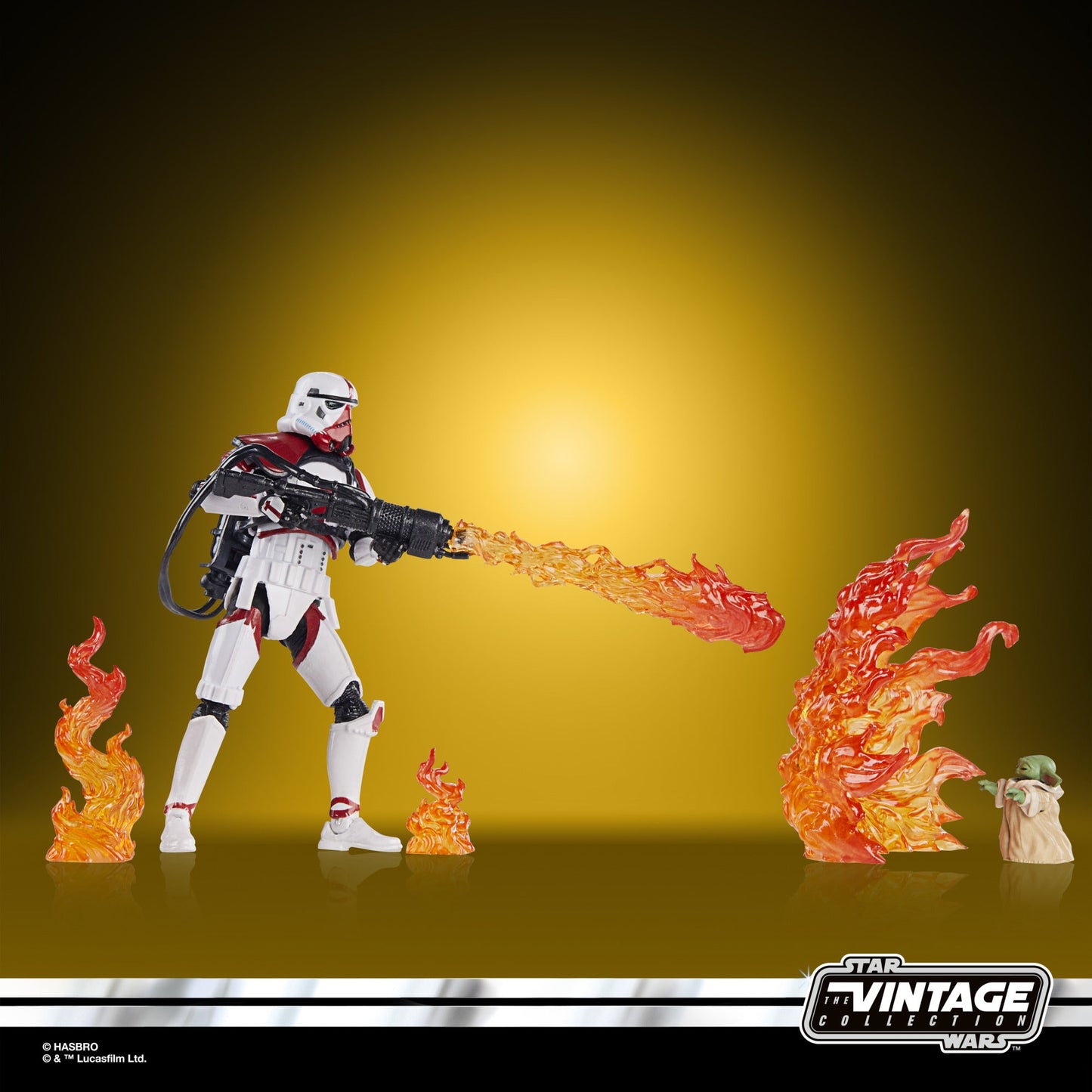 Star Wars The Vintage Collection Deluxe Incinerator Trooper & Grogu