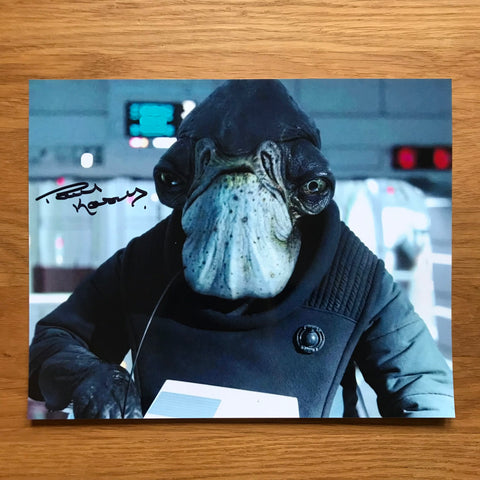 PAUL KASEY AS ADMIRAL RADDUS 8X10 AUTOGRAPHED