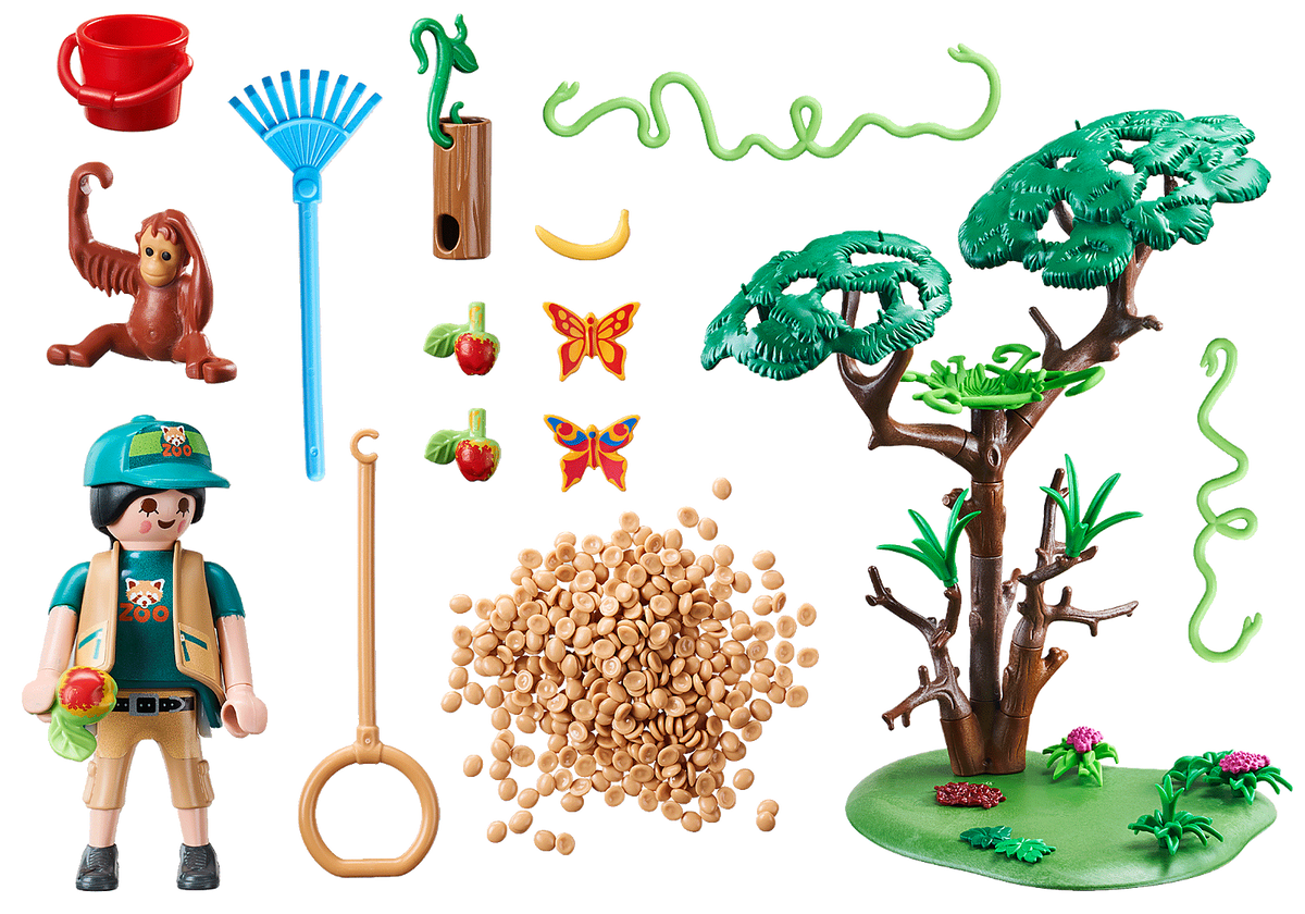 PLAYMOBIL Orangutans with Tree - 70345