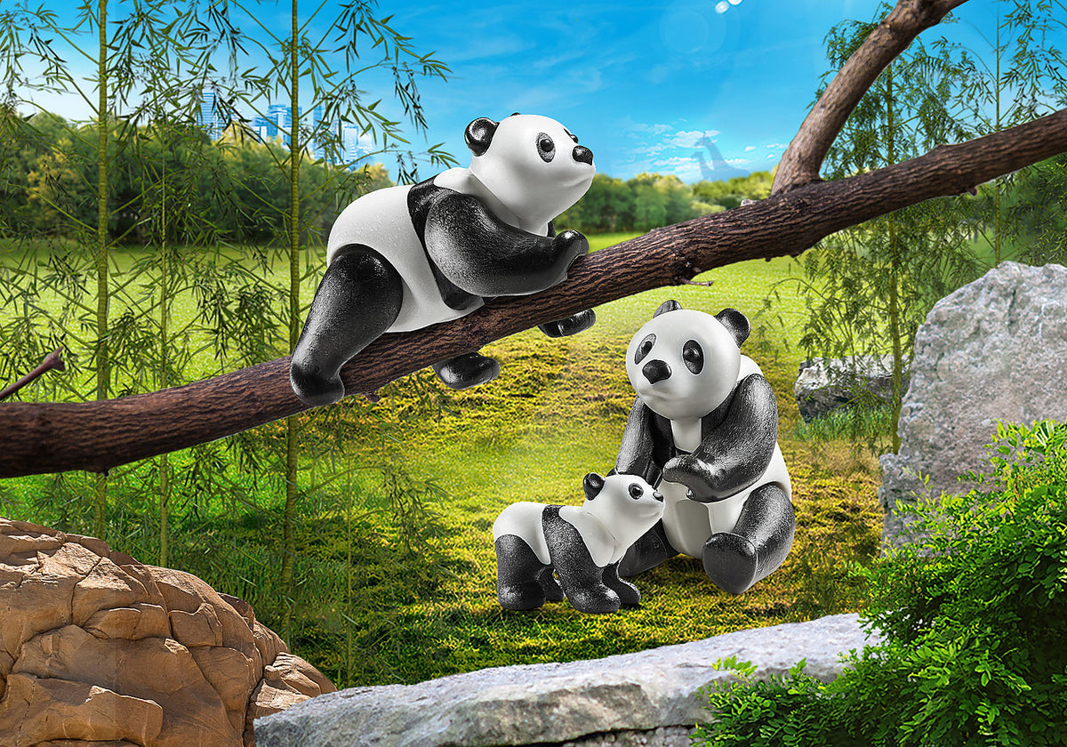 PLAYMOBIL Pandas with Cub - 70353