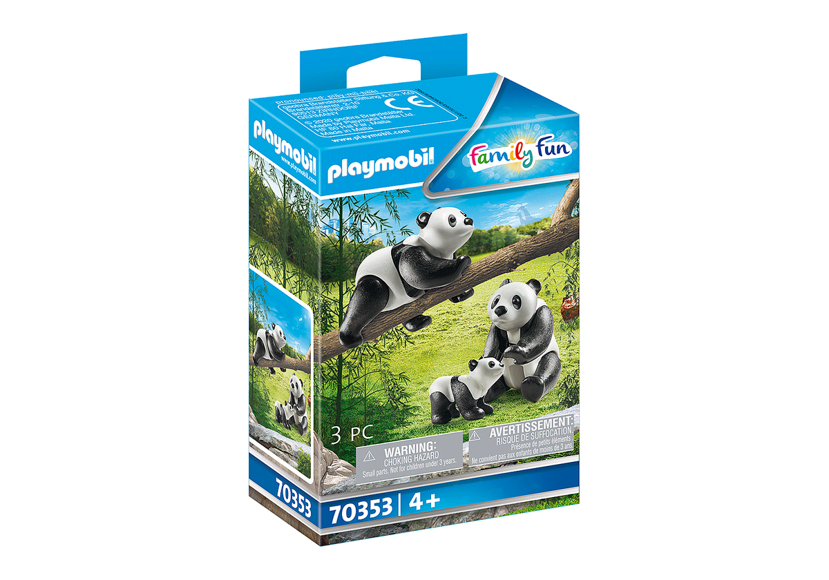 PLAYMOBIL Pandas with Cub - 70353