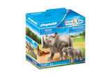 PLAYMOBIL Rhino with Calf - 70357