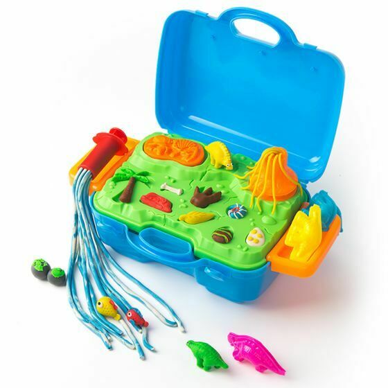 Jar Melo Super Soft Modelling Dough - Dinosaur Case