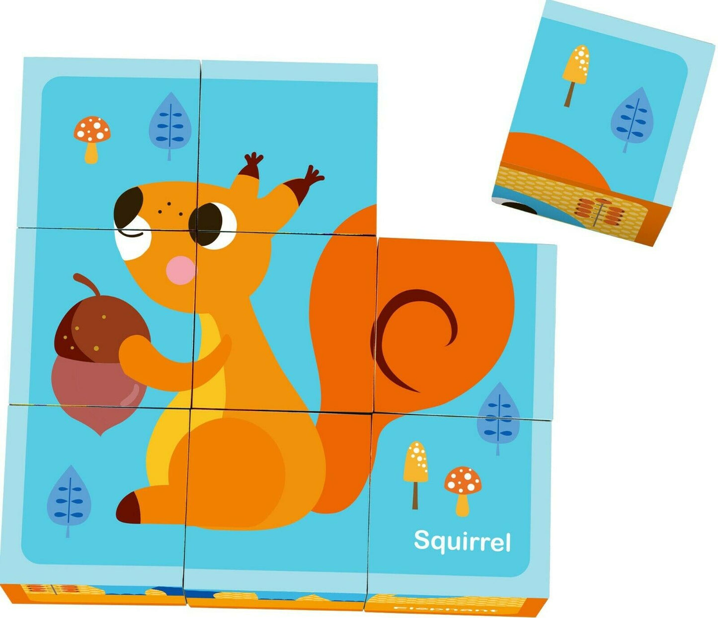 Tooky Toy Wooden Block Animal Puzzle